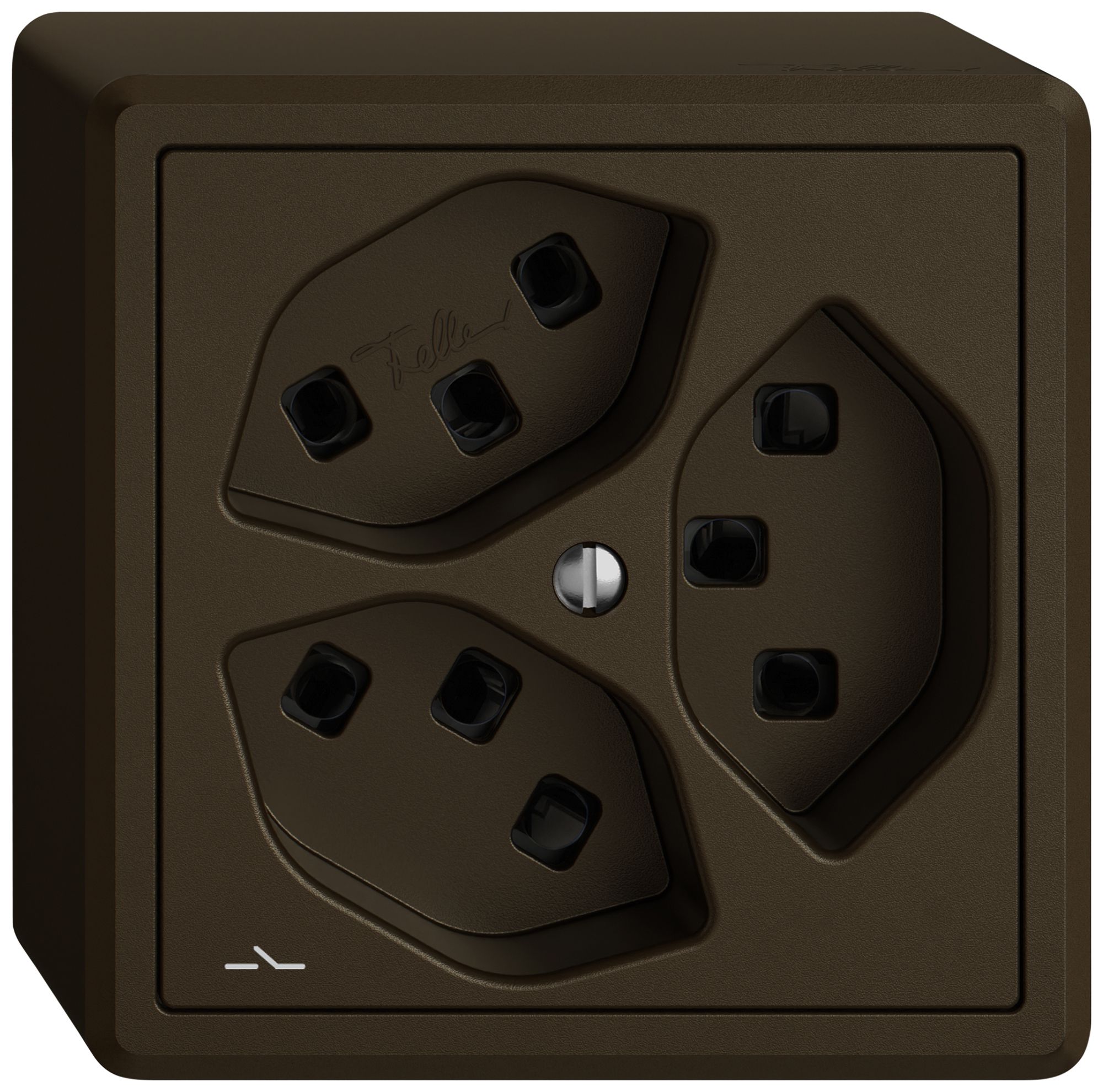 Presa AP EDIZIO.liv SNAPFIX® 3×T23 1×S ma