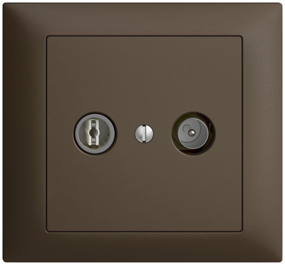 UP-TV-R-Dose EDIZIOdue 19dB coffee Breitbanddose 5…2000MHz, FKE