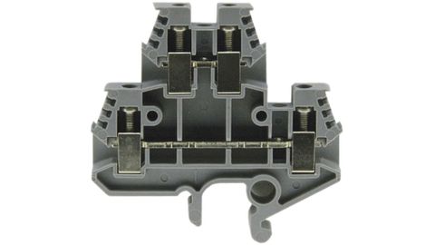 Durchgangs-Reihenklemmen, 4 mm²