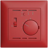 Frontset EDIZIOdue berry 88×88mm für Raumthermost. mit Fühler