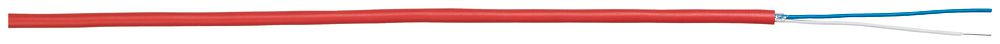 Brandmeldekabel G51, 2×2×0.8mm halogenfrei rot Cca