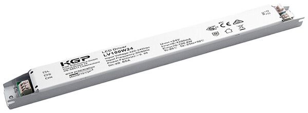 Convertitore LED DOTLUX CV IP20 0…100W 24V/4.2A 360×30×21mm