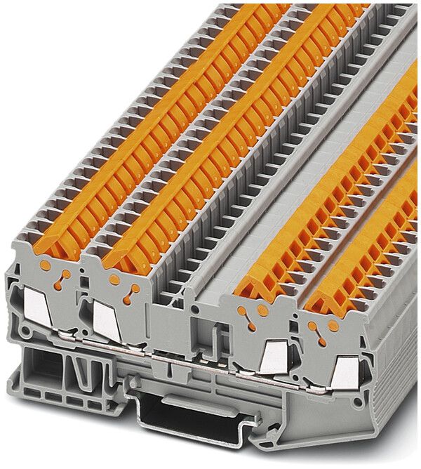 Borne 0.25…1.5mm² gris connexion rapide QTC 1.5-QUATTRO