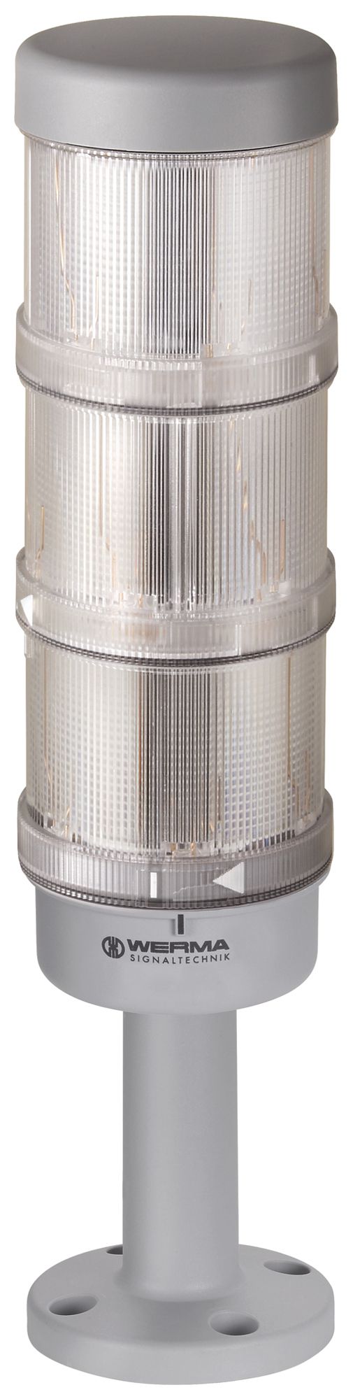 Colonne de signalisation WERMA KS72 Design BM, 24VAC/DC, vert/jaune/rouge