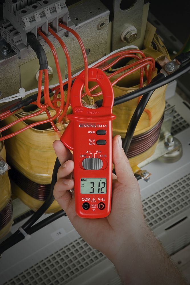 Stromzange Benning CM 1-2 600VUC 400A 20MΩ Cat III 600V