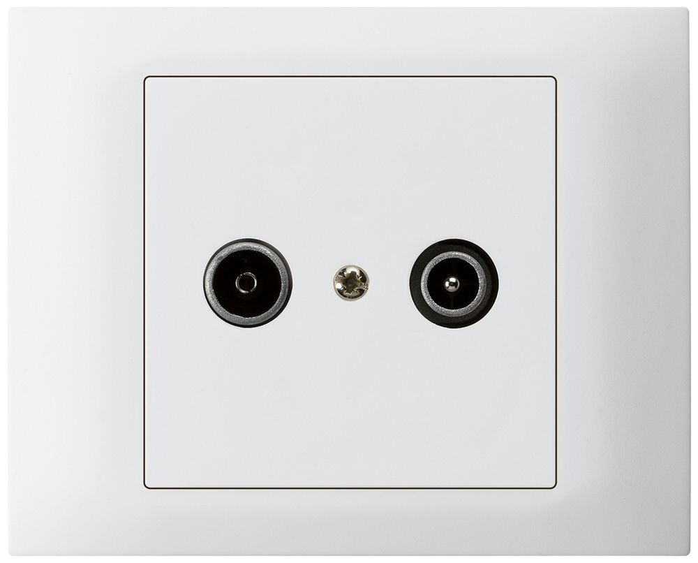 Prise de passage INC kallysto TV-R 14dB blanc