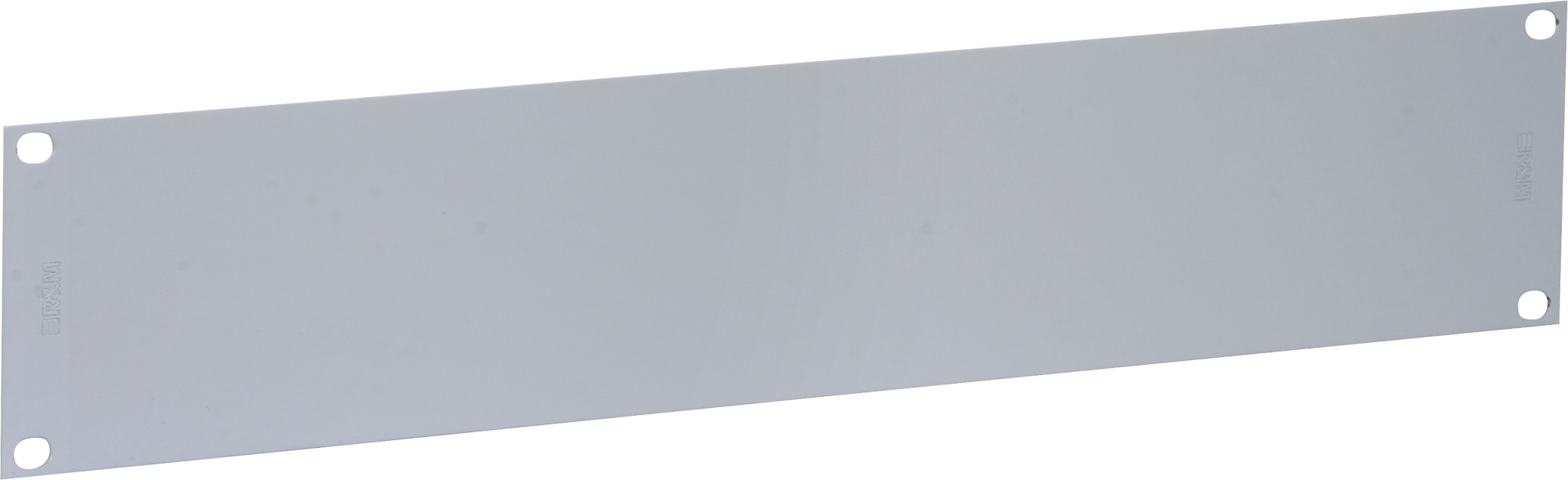 Blindplatte 19" 2HE, grau, Farbe: NCS 2502-B