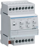 REG-Heizungsaktor Hager TXM646R KNX easy, 6-fach mit Regler