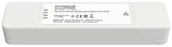 Steuereinheit ESYLUX APC ETHERNET LINK DALI 16-Kan 50…57V AC/DC IP20