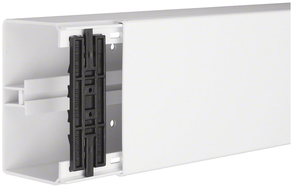 Canal d'installation tehalit FB 130×80×2000mm blanc trafic