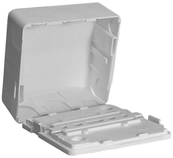 Boîte de dérivation AP th vide blanc