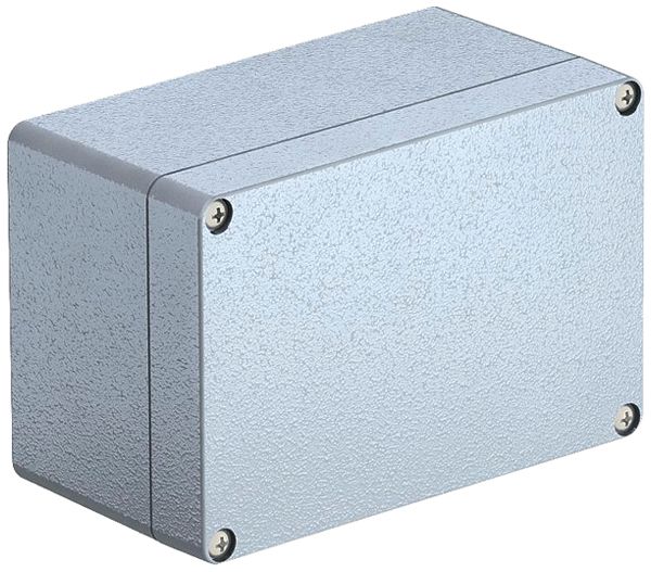 Coffret vide BET Mx SGR 125×80×57mm alu IP66 gris argenté