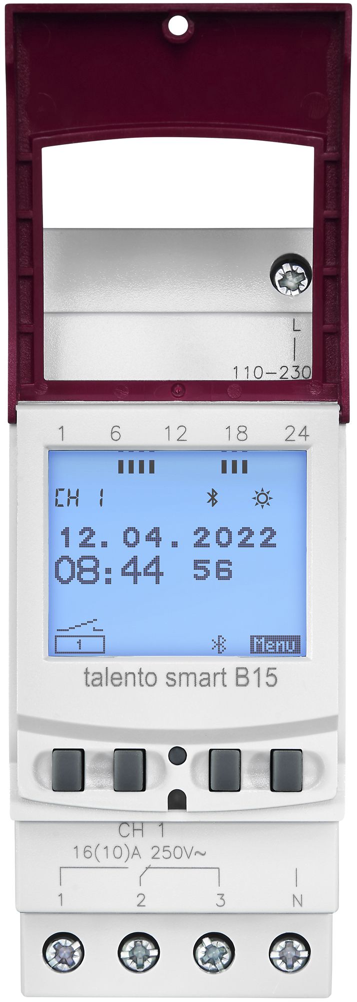 REG-Schaltuhr digital talento smart B15, 1-Kanal