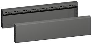 Sockelblende Rittal VX 8660.033 600×100×29mm Seitenset Stahl schwarz