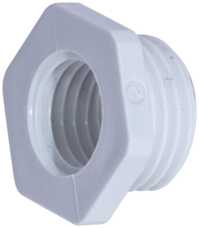 Flanschreduktion PA/GFK M20/M12 hellgrau