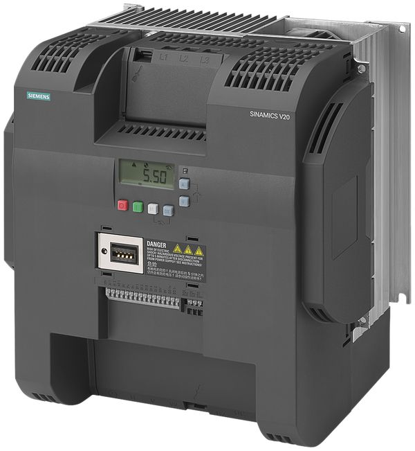 Frequenzumrichter Siemens SINAMICS V20 22kW 3AC ungefiltert Modbus