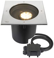 Luminaire de sol LED INC SLV DASAR XL IP67 27W 2600lm 830 DALI 270×270 ac.aff.