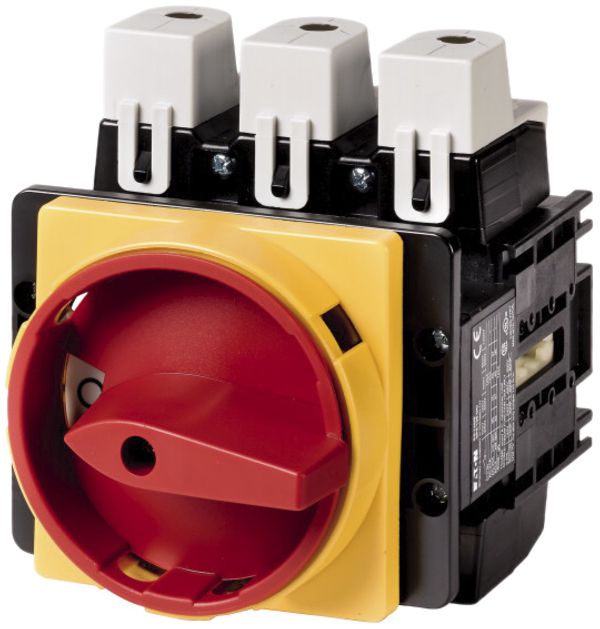 Interrupteur général INC Eaton, P5, 125A, 3-pôles, ARRÊT D'URGENCE, bouton rouge