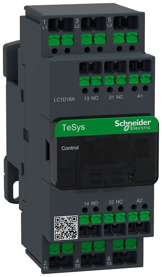 Leistungsschütz TeSys DECA 208VAC 3NO 32A 18A 440V 1NO 1NC