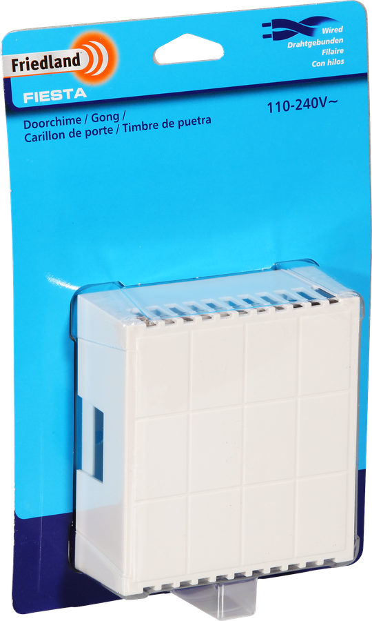 Carillon Friedland Fiesta 230V blanc perle