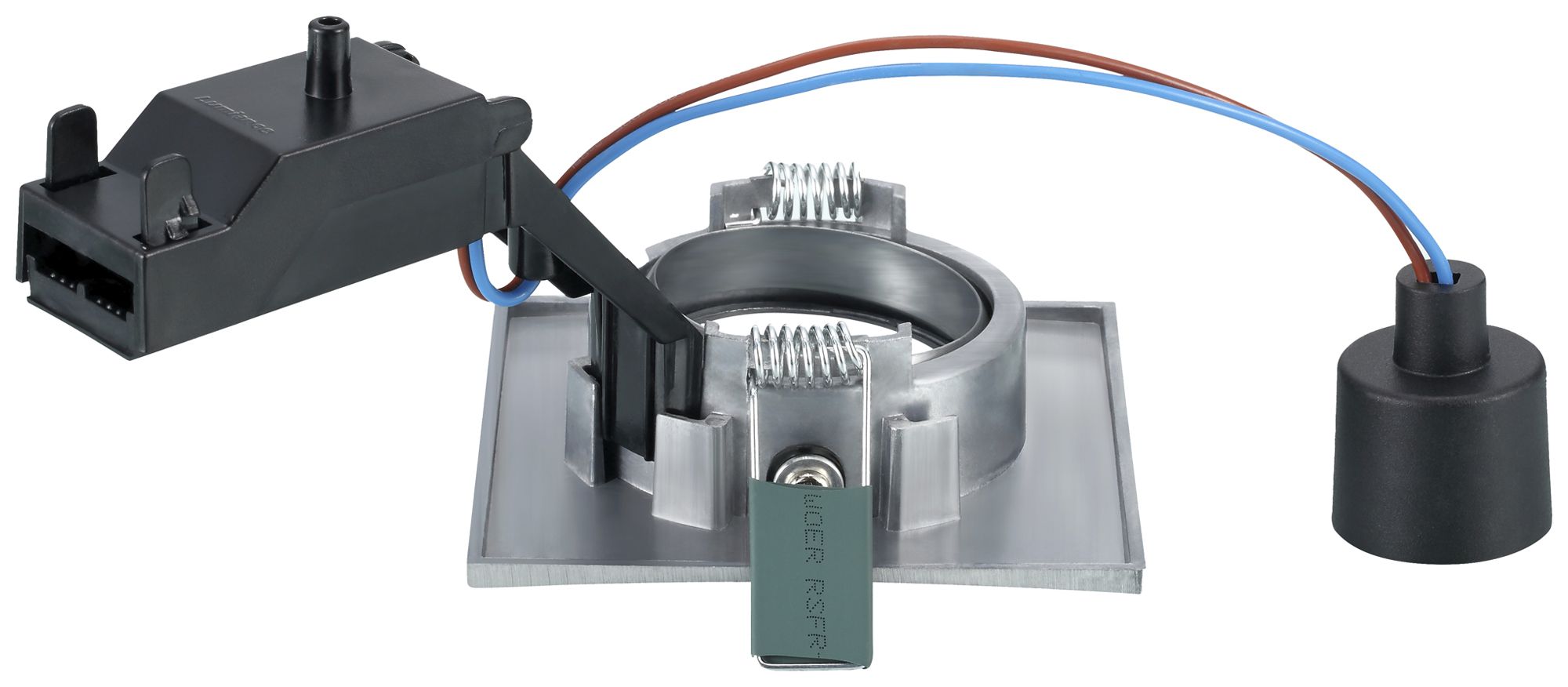 Spot INS Sylvania INSET GU10 1×75W IP20/44 100×95×95mm alluminio