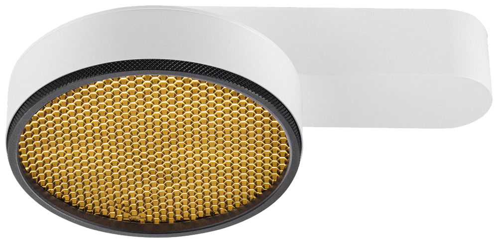 LED-Deckenleuchte SLV GRIP FLAT 15W 400lm 2700…3000K DIM Ø140×232×74mm weiss