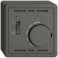 Thermostat d'ambiance AP EDIZIO.liv SNAPFIX® avec interrupteur 230VAC 50Hz grf