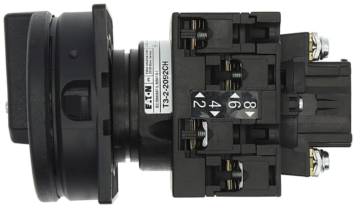 Section.de charge AP Eaton T3-2-2092CH/EA/SVB-SW-SI-CHD 2P 32A 690V 2NC 2NO IP65