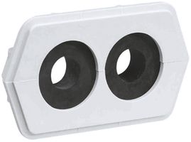 Kabeleinführung Hager zu weber.hse 2×Ø38mm mit Reduzierring