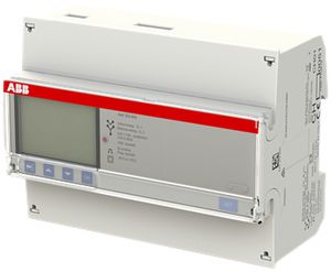 Contatore d'energia AMD ABB iBus A44 352-600, 3×6A Argento, 2DI/2DO RS-485 METAS