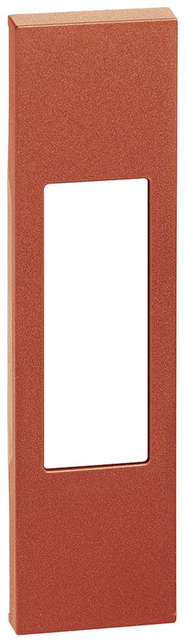 Cache Living Now 1 module pour prise italienne rouge