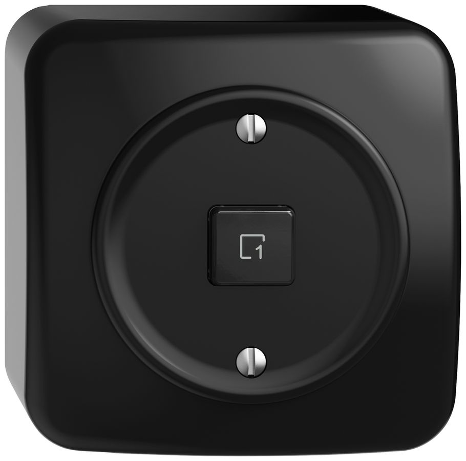 Poussoir scènes AP STANDARDdue Wiser SNAPFIX® 1 scène 1 touche no