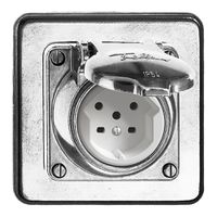 UP-Steckdose nass T15 Al natur