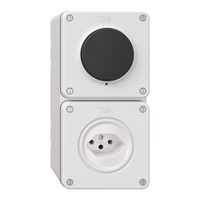 NAPU-Kombination NEVO, 2×1, 1×Sch 3/1 L / 1×Typ 13, weiss