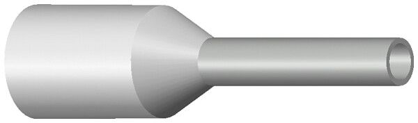 Aderendhülse Ferratec DIN isoliert 0.5mm²/6mm weiss