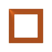 Abdeckrahmen SIDUS 1×1 orange