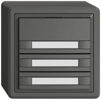 AP-Universaltaster EDIZIO.liv UNI SNAPFIX® o.LED 6× 1-Tbed.Pap.dgu