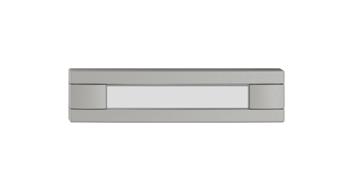 Poussoir 1/8 EDIZIO.liv SNAPFIX® p.KNX&UNI s.LED a.étiquette comm.2touch.grc