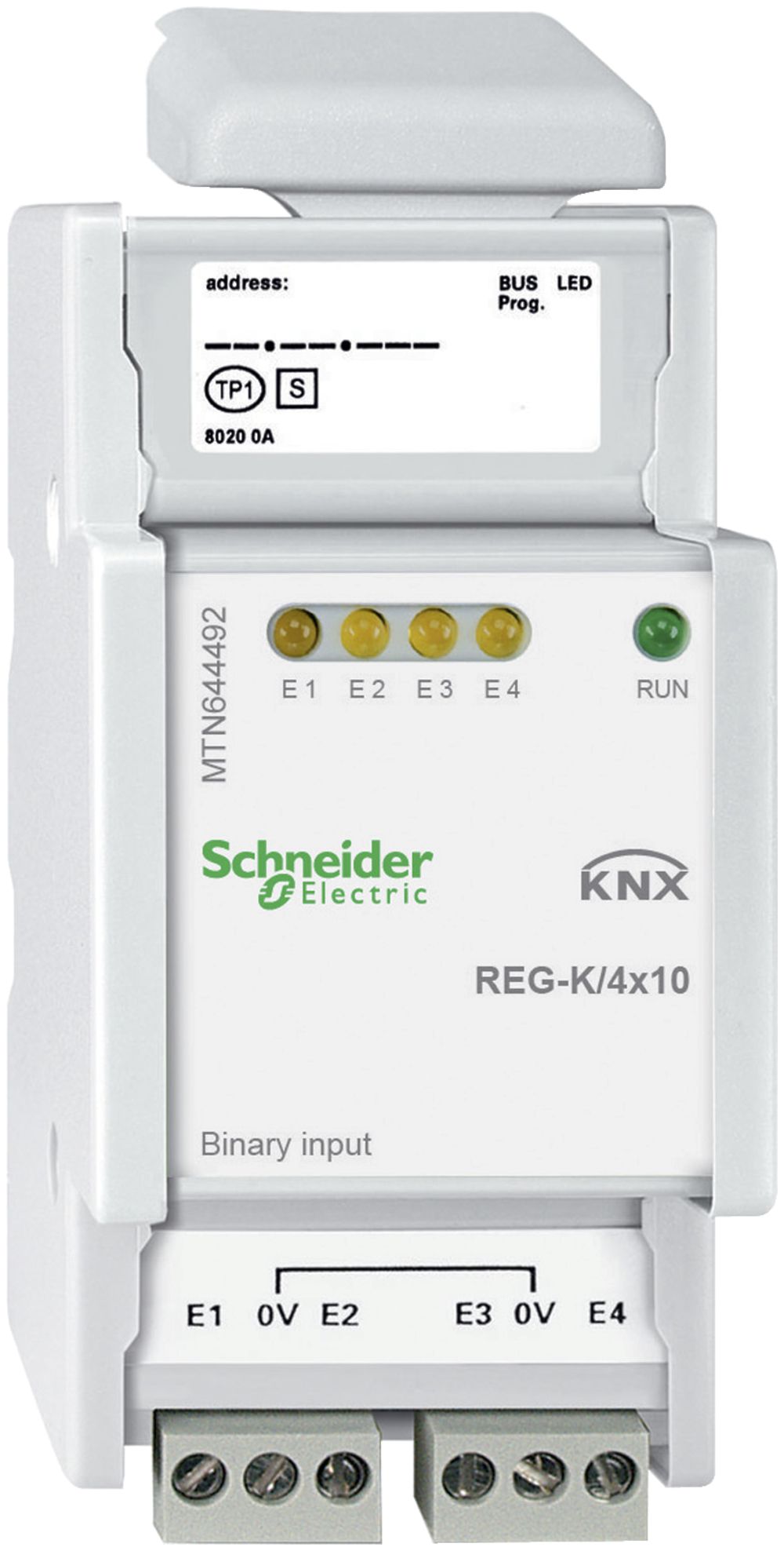 REG-Binäreingang KNX Schneider Electric 4×10V MTN644492