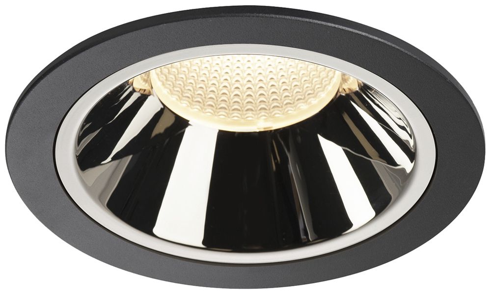 LED-Downlight SLV NUMINOS XL 37.4W 3500lm 3000K 55° DIM Ø160×108mm sz/Cr