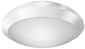 LED-Decken-/Wandleuchte ESYLUX ALMA 300, 16W 3000K 1450lm Ø300×87mm IP65, weiss