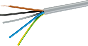 Câble Td 3×2.5mm² LNPE gris clair Eca