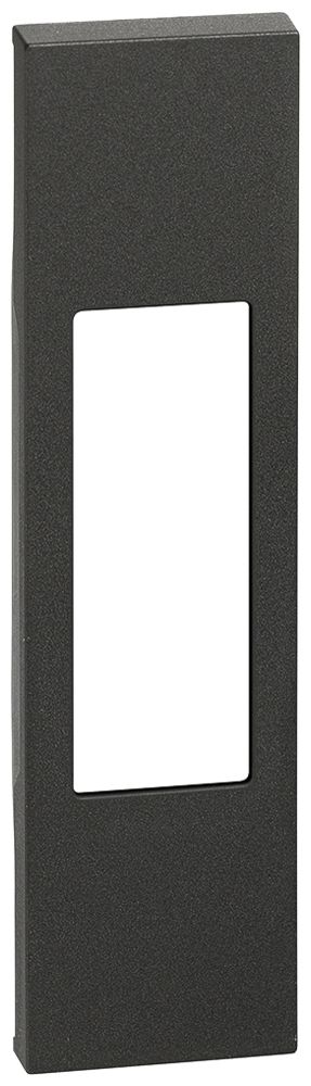 Cache Living Now 1 module pour prise italienne noir