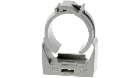 Materia sintetica con foro di fissaggio