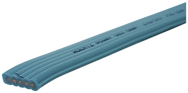Flachkabel Woertz Power 5×2.5mm² PVC grün Eca