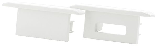 Endkappe SG StripLine 13×33×12mm Kunststoff weiss 2 Stk