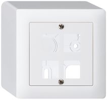 Kit frontale AP kallysto Q per 4 moduli bianco