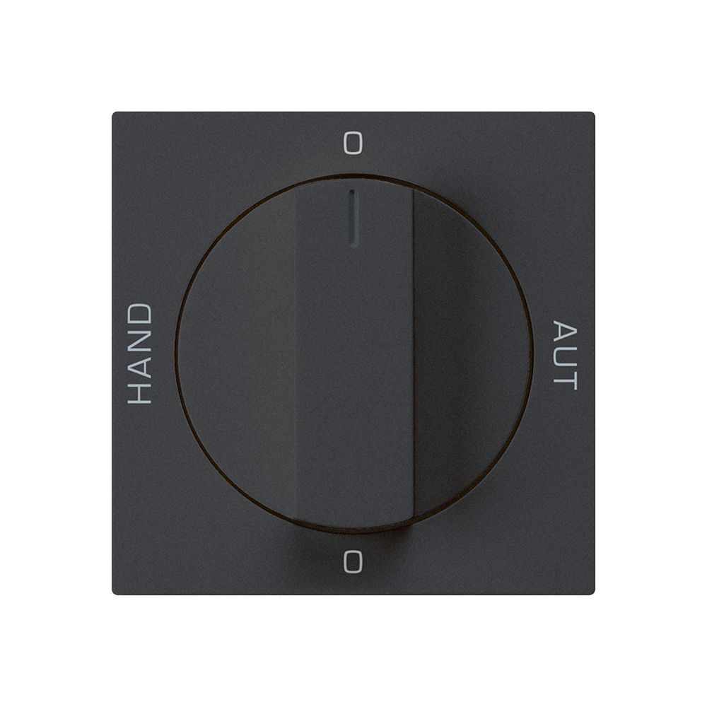 Intérieur pour interrupteur rotatif 0-Man-0-Aut. kallysto 2/1L noir avec manette