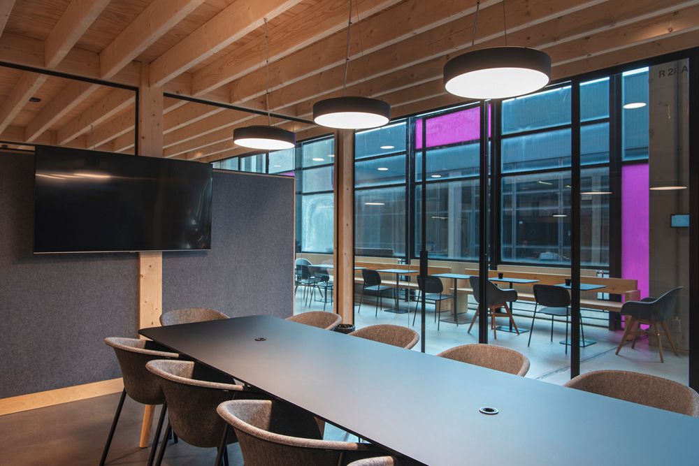 LED-Deckenleuchte SLV MEDO PRO 40 19W 2500lm 930/940 IP50 DALI Ø380mm schwarz