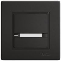 Pulsante universale INC EDIZIO.liv UNI SNAPFIX® c.LED RGB 1× com.2T targ.ne